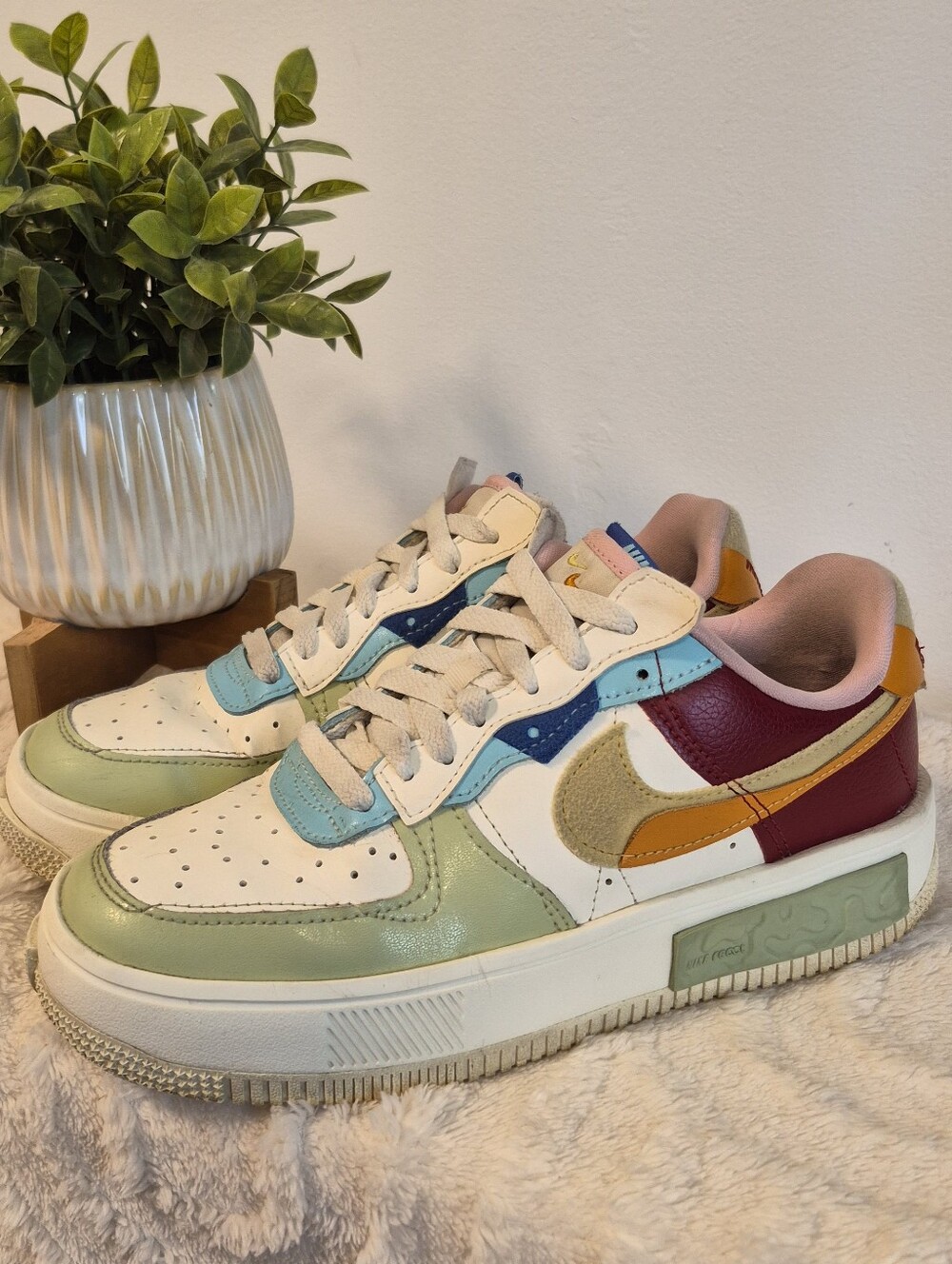 Nike Air Force 1 Fontanka “St. Petersburg Raves” D06719-100 Women's Sz 7.5